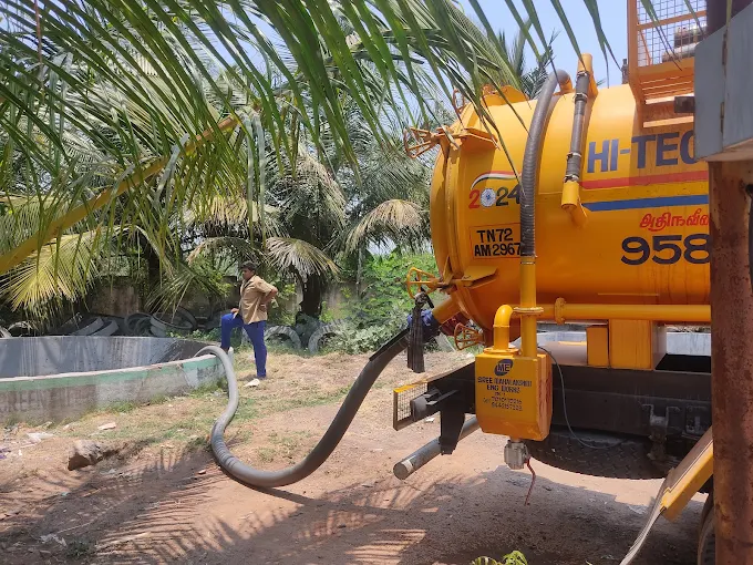 Hi Tech Turbo septic Tank Cleaning in Dharmapuri