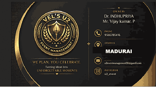 Vels U2 event management companies in madurai