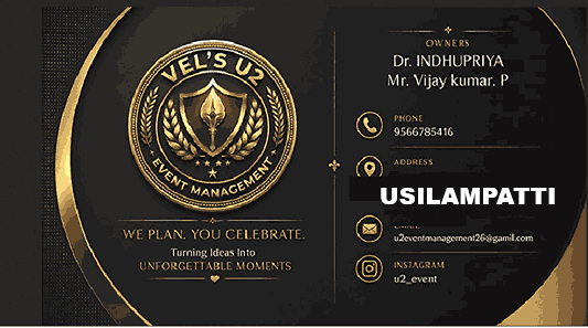 Vels U2 event management companies in usilampatti