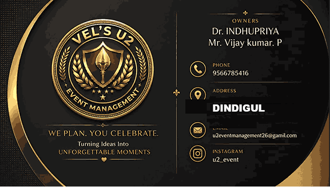 Vels U2 event management companies in dindigul