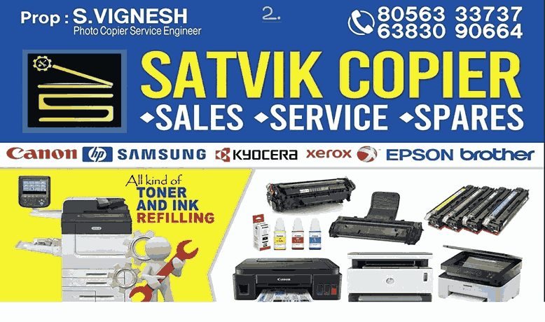 Satvik Copier xerox machine dealers in Ranipet