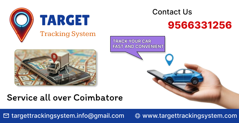 Target GPS vehicle tracking system dealers in Coimbatore