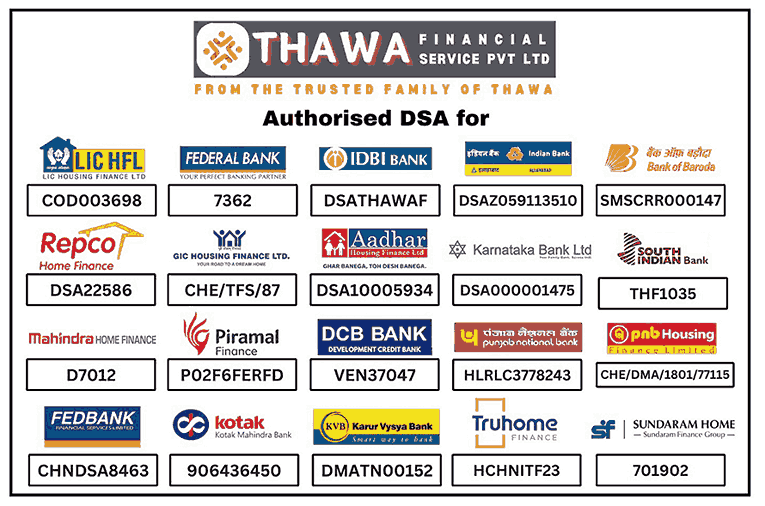 Thawa lic housing finance Home Loan consultants in Dindigul